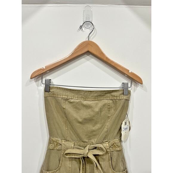 NWT Altar’d State Kensley Washed Cargo Jumpsuit in Washed Olive - Picture 3 of 9